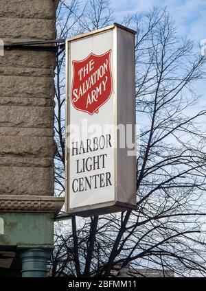 Salvation Army Harbor Light Center in Boston's Back Bay Stock Photo