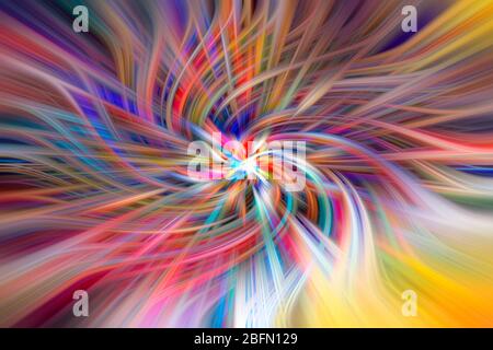 Blurred of colorful bokeh abstract on unfocused background, Abstract Colorful Light Background, color bokeh background and texture Stock Photo