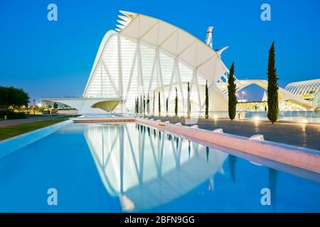 City of Arts and Sciences, Valencia, Spain, Europe Stock Photo