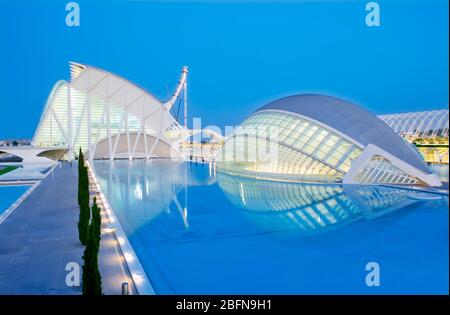 City of Arts and Sciences, Valencia, Spain, Europe Stock Photo