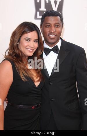 CULVER CITY, CA - JUNE 09: Kenneth 'Babyface' Edmonds Nicole 'Nikki' Pantenburg attends AFI's 39th Annual Achievement Award Honoring Morgan Freeman at Sony Pictures Studios on June 9, 2011 in Culver City, California People: Kenneth 'Babyface' Edmonds Nicole 'Nikki' Pantenburg Credit: Storms Media Group/Alamy Live News Stock Photo