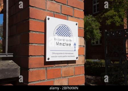 Ibn Rushd-Goethe mosque is the only self-described liberal mosque in Germany Stock Photo