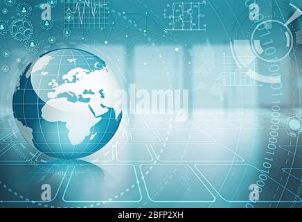 New world technology, globalization concept Stock Photo