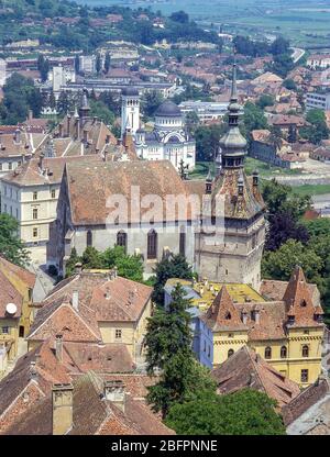 Old Town, Sighisoara, Mures County (Transylvania), Romania Stock Photo