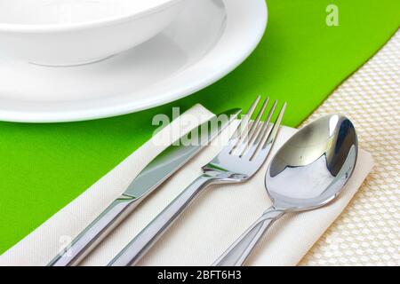 Fork knife spoon set up discount