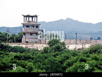 A view of the North Korean village Kijong-dong, also known as ...
