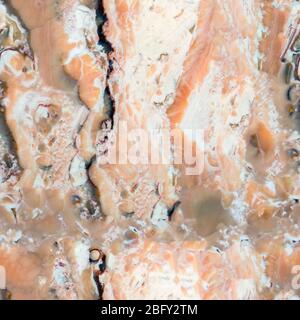 Natural, unprocessed onyx, stone pattern on the background. Seamless square texture, tile ready. Stock Photo