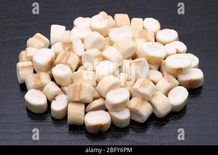 Traditional japanese food, Fu made with gluten of wheat Stock Photo