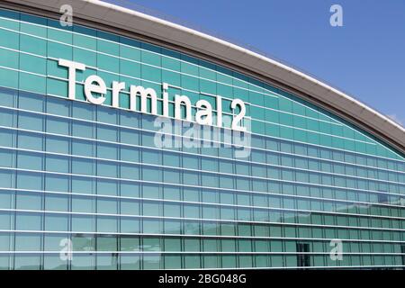 Sep 4, 2018 : Seoul, South Korea, Terminal 2 building at Incheon international airport Stock Photo