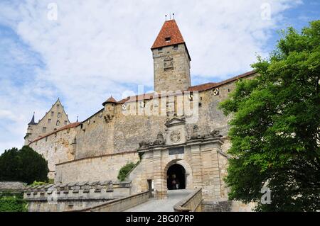 Veste Coburg (446 m) in Upper Franconia, Franconia, Bavaria, Germany, Europe Stock Photo