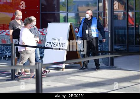 Pulheim Germany th Apr Customers Look At Segmuller Furniture At The Segmuller Furniture Store In North Rhine Westphalia Furniture Stores With An Area Of More Than 800 Square Meters Can Also Reopen
