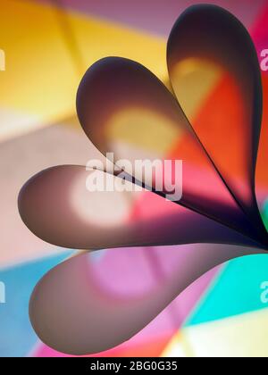 colourful abstract shapes Stock Photo