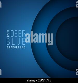 Dark blue business 3d wallpaper. Abstract vector background deep blue ...