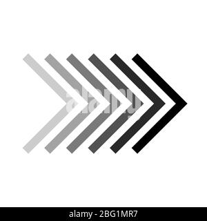 Arrow icon, vector illustration. Flat art design Stock Vector