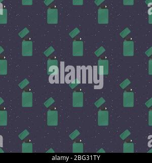 Lighter pattern, illustration, vector on white background Stock Vector