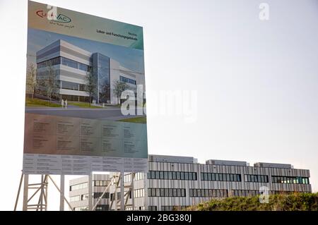 Tubingen, Deutschland. 19th Apr, 2020. New construction of the Tubingen pharmaceutical company CureVac AG. Tubingen, April 19, 2020 | usage worldwide Credit: dpa/Alamy Live News Stock Photo