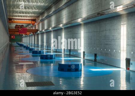 China Three Gorges Hydropower Station, generator set Stock Photo