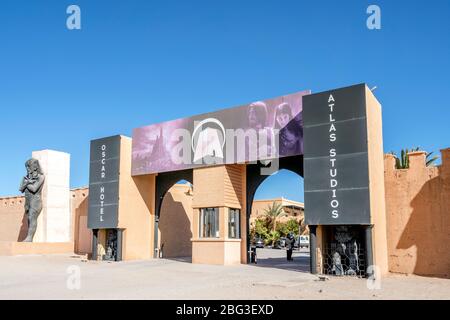 Entrance to the Oscar Hotel by Atlas Studios in the High Atlas ...
