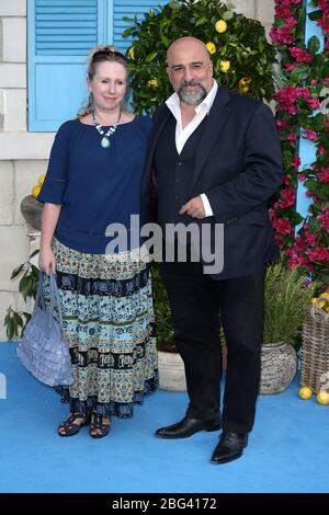 Omid Djalili attends the UK Premiere of 'Mamma Mia! Here We Go Again' at Eventim Apollo on July 16, 2018 in London,UK. Stock Photo