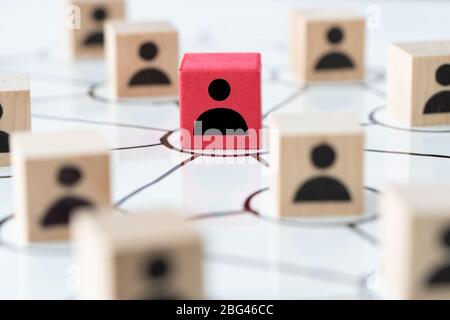 Social media people networking Stock Photo