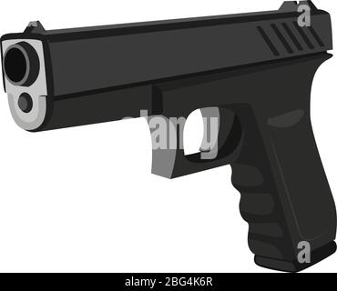 glock handgun vector