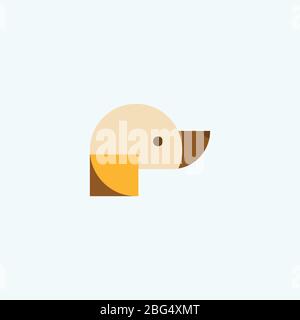 Animal dog logo vector design templates Stock Vector