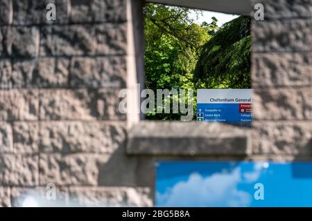 Cheltenham General Hospital, coronavirus pandemic. Stock Photo