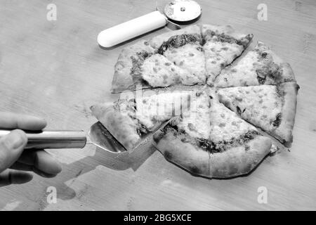 authentic italian pizza Stock Photo