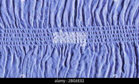 Blue fabric texture. Fabric with natural texture. Blue canvas texture Stock Photo