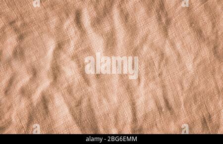 Brown texture background.  Brown natural linen texture. Brown cloth texture Stock Photo