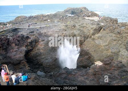 Kiama Blowhole, NSW, Australia Stock Photo