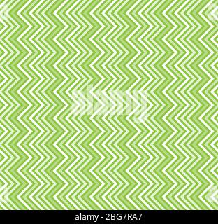Abstract green zigzag seamless art lines texture Stock Vector