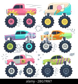 Monster truck Stock Vector Images - Alamy