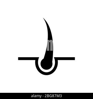 Hair treatments icon illustration template isolated Stock Vector