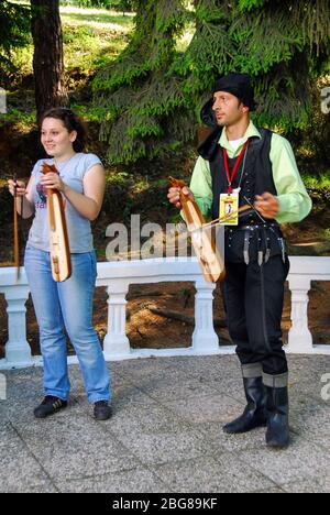 Trabzon Instrument Music pavilion in the park, Villa Bellini, Catania, Sicily, Italy Stock ...
