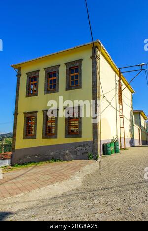 Akcaabat, Trabzon, Turkey, 26 June 2008: Historical Buildings Stock Photo