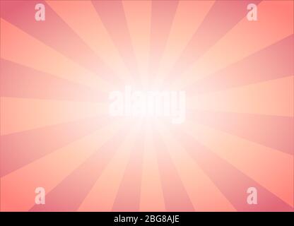 Summer Sunset background with a magnificent sun burst and copy space for your message. Vector available in my port. Stock Vector