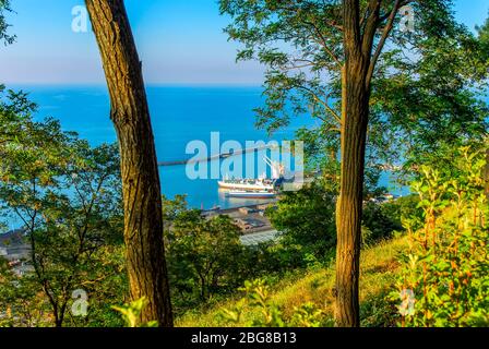 Trabzon, Turkey, 26 June 2008: Harbor View, Comlekci Stock Photo