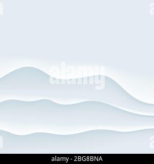 Vector illustration. Smoke background. Three smoke curved lines in gray gradations. Stock Vector