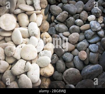 abstract two tone of stone for decoration Stock Photo