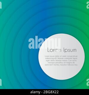 Abstract Circle Background with Place for text. Vector Illustration Stock Vector