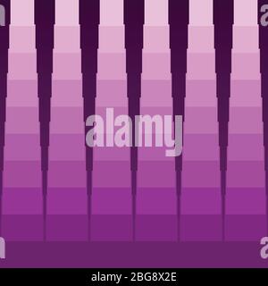 halftone star and geometric shape purple background, vector illustration Stock Vector