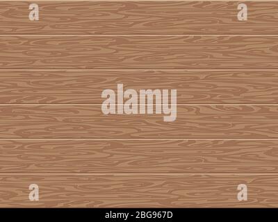 Seamless wooden board surface background. EPS 10 vector Stock Vector