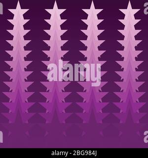 halftone star and geometric shape purple background, vector illustration Stock Vector