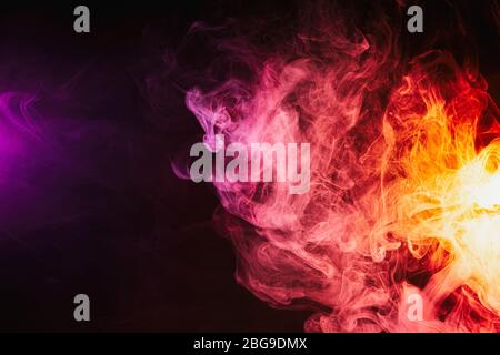 Abstract smoke background art in illustration geometry. Mocap for cool t-shirts Stock Photo