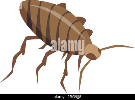 Cockroach insect icon, isometric style Stock Vector