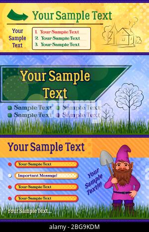 Promotional Garden Flyer Stock Vector