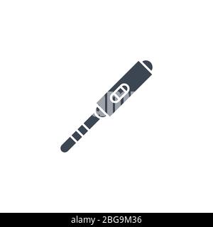 Pregnancy Test related vector glyph icon. Stock Vector