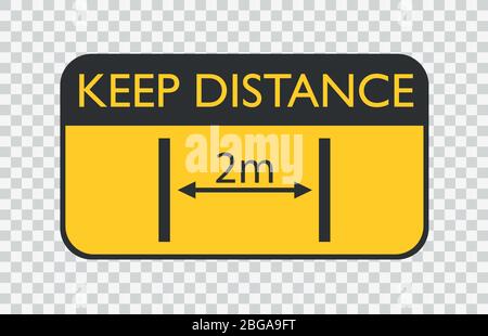 Social distancing, keep distance 2 meter in public society people to protect from COVID-19 coronavirus outbreak spreading concept, Infographic design distance away in the meeting with virus pathogens vector eps 10 Stock Vector