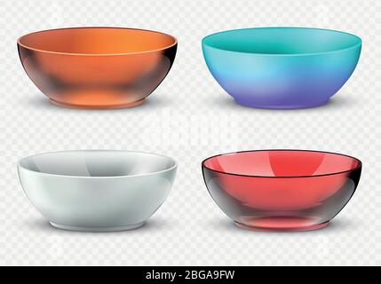 https://l450v.alamy.com/450v/2bga9fw/empty-realistic-vector-food-bowls-plastic-glass-and-porcelain-kitchen-dishware-set-bowl-for-food-glass-dishware-empty-collection-2bga9fw.jpg